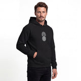 Circle Notch Men's Raglan Hoodie (eco)