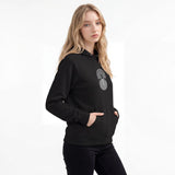 Circle Notch Women's Raglan Hoodie (eco)