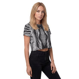 Marb Dark&Grey Women's Crop Tee