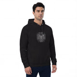 Scratchy Lines Men's Raglan Hoodie (eco)