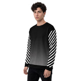 Stripe B&W Men's Sweatshirt
