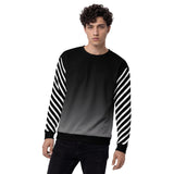 Stripe B&W Men's Sweatshirt