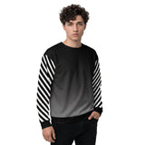 Stripe B&W Men's Sweatshirt